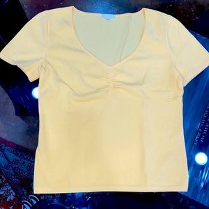 Escada Ruched Front Tee Shirt